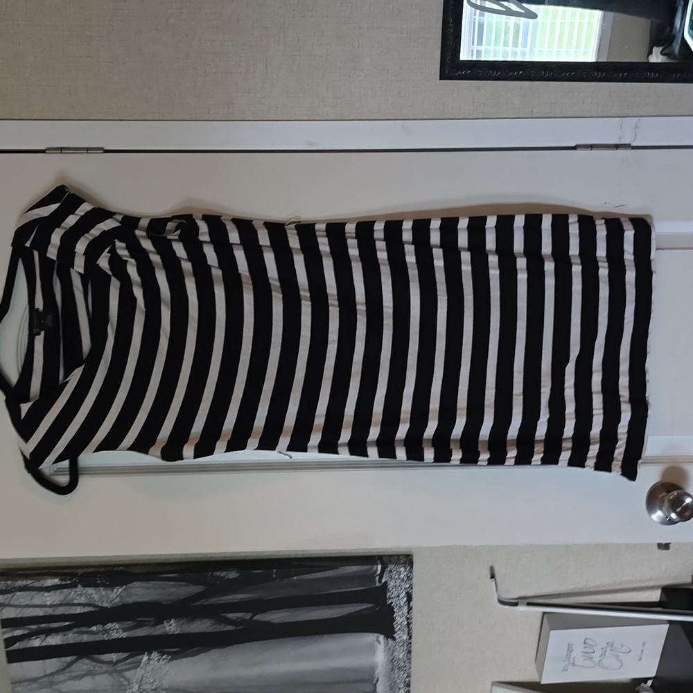 New Directions Striped Dress